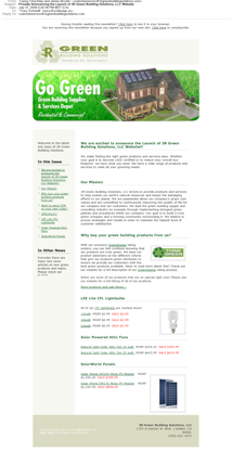 eNewsletter Design 3R Green Building Supplies
