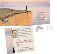 Direct Mail Postcard Design Wayne Hummer Investments