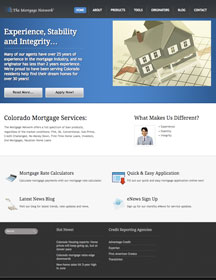 Website Design Services for The Mortgage Network Online
