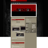 RockCor Website Design, Blogsite Installation, Guitar Equipment Website Design