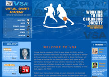 Website Design The Virtual Sports Academy