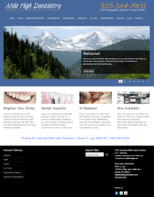 Colorado Website Design Mile High Dentistry