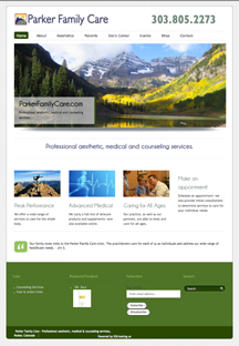 Parker Website Design Professional Medical Services