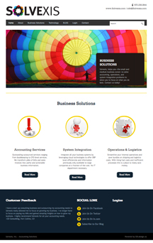 Website Design Services for Solvexis Accounting Services