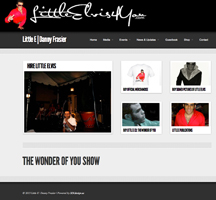 Little Elvis Tribute Artist Website Design